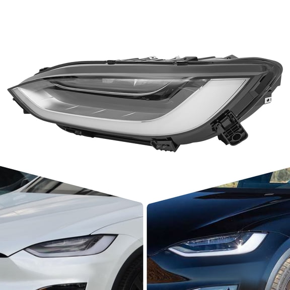 LED Headlight Assembly, Left LED Headlight, Headlight for 2021-2024 TESLA MODEL X