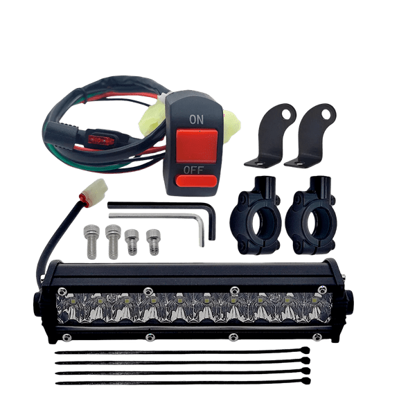 LED Headlight Bar Lighting Kit for Honda CRF125F/CRF250F/CRF110F - Plug-N-Play Design, Universal Fit for Dirt Bikes & ATVs