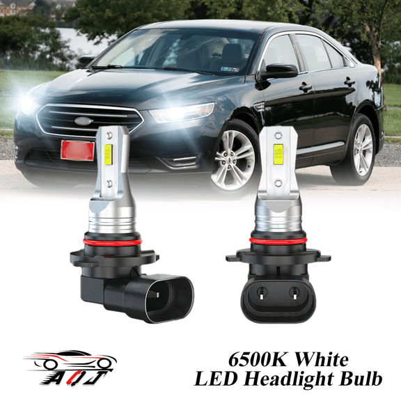 LED Headlight Blubs for Ford Taurus 2010-2019, High Beam Kit(Pack of 2) , 6500K White 10,000LM Super Bright, Plug and Play