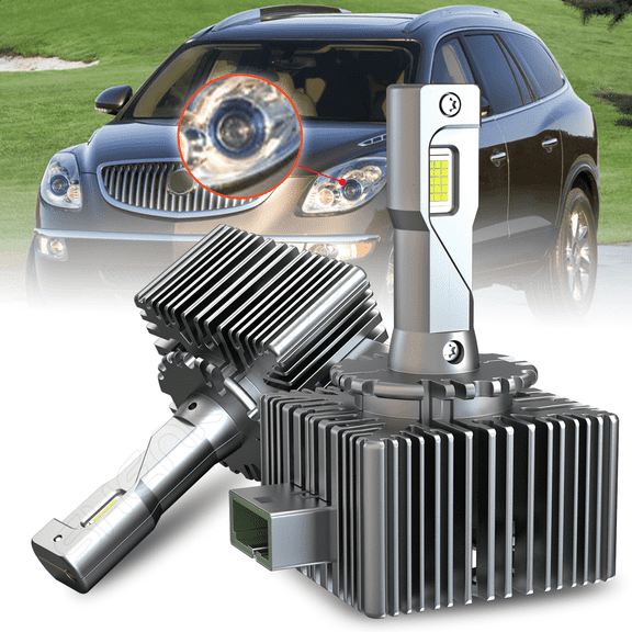LED Headlight Bulb - Compatible with 2008 - 2012 Buick Enclave 2009 2010 2011