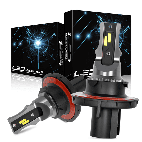 LED Headlight Bulb High Low Beam White for 2007-2022 Jeep Wrangler 2008 2009 2010 2011 2012 2013 2014 2015 2016 2017 2018 2019 2020 2021