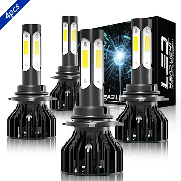 LED Headlight Bulb Kit for 2001 2002 2003 2005 2006 Chevy Silverado 1500 HD High Low Beam White