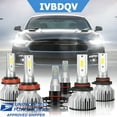 thumbnail image 1 of LED Headlight Bulbs Combo For Chevy Colorado 2015-2019 High+Low+Fog Light Bulbs, 300% Brightness, 6000K Cool White，Pack of 6, 1 of 11