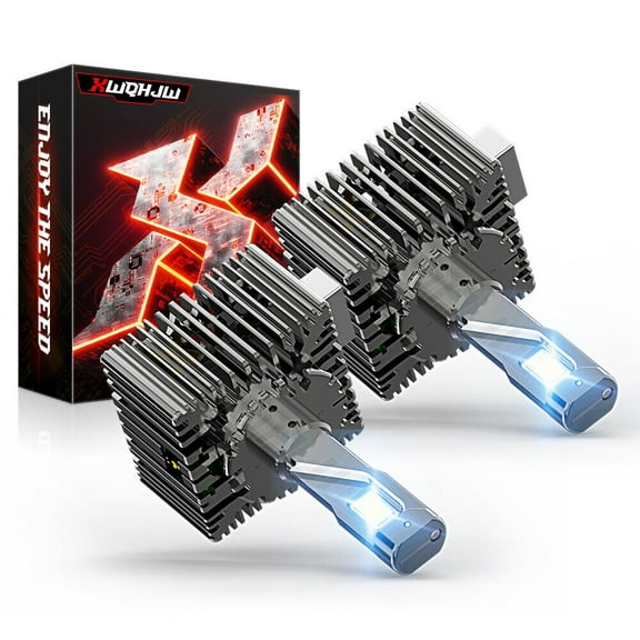 LED Headlight Bulbs Conversion Kit White Fit for 2005-2013 Corvette C6 High&Low Beam