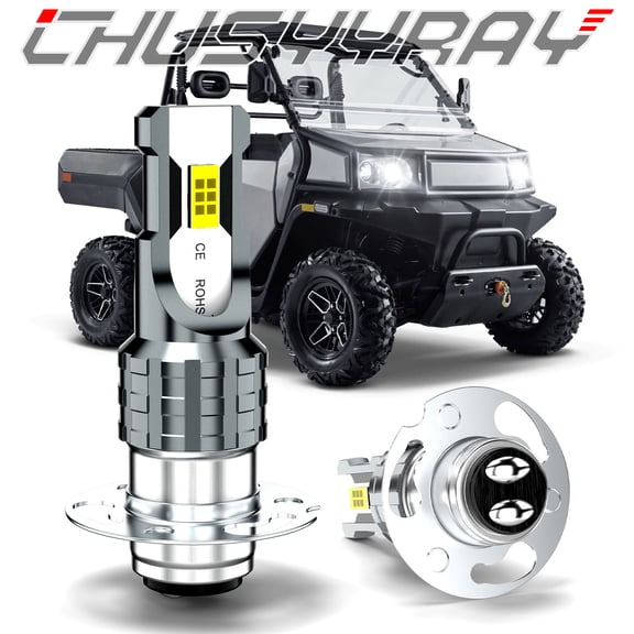 LED Headlight Bulbs For Yamaha YFM200 Blaster 1988 2002