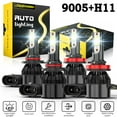 thumbnail image 1 of LED Headlight Bulbs Hi-Lo Beam 6000K White for Nissan Maxima 2009 2010 2011 2012 2013 2014 Pack Of 4, 1 of 10