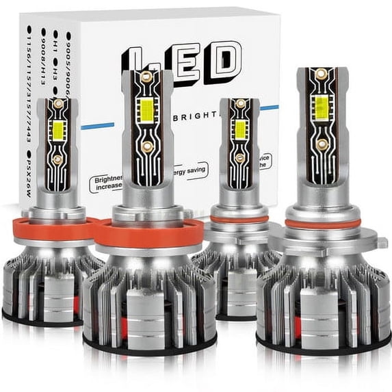 LED Headlight Bulbs High & Low Beam Kit 6000K for 2013-2016 Mazda CX-5