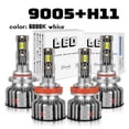 thumbnail image 1 of LED Headlight Bulbs High & Low Beam Kit 6000K for 2017-2020 Honda Ridgeline, 1 of 12