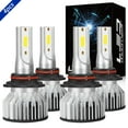 thumbnail image 1 of LED Headlight Bulbs Kit High Low Beam White for 2001-2006 GMC Sierra 1500 2500 3500, 1 of 10