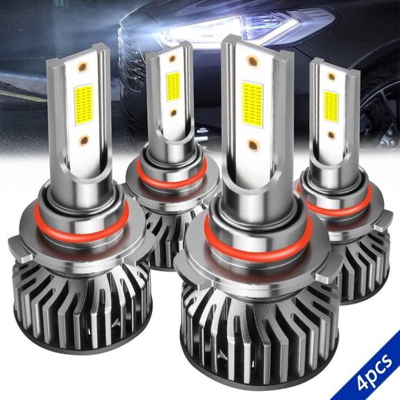 LED Headlight Bulbs Kit High Low Beam White for 2014-2020 Hyundai Accent w/ Projector 2015 2016 2017 2018 2019