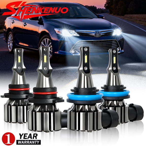 LED Headlight Bulbs Kit White for 2007-2018 Toyota Camry 2008 2009 2010 2011 2012 2013 2014 2015 2016 2017