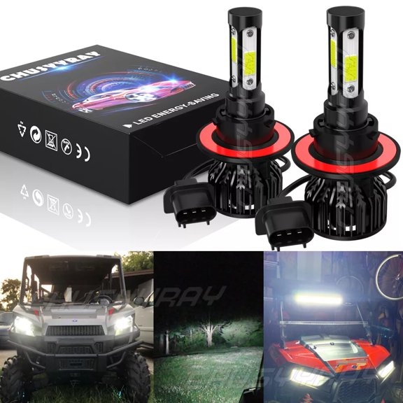 LED Headlight Bulbs for Ski Doo Gen 4 900 (All Models) 2019-2022 Skidoo Gen4 6000K Crystal White 2x