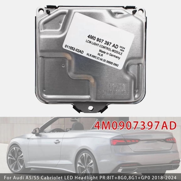 LED Headlight Control Module 4M0907397AD For Audi A4 A5 2017-2019