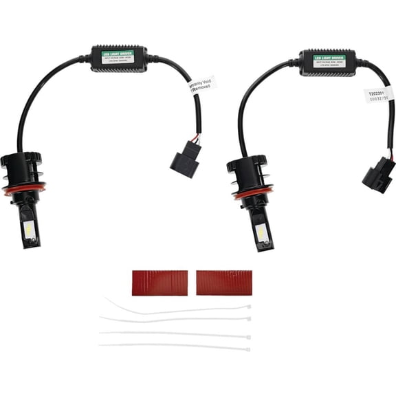 LED Headlight Conversion Kit H13 9008 1400 Lumens 16W 6000K Hi Lo Beam 12V Plug Play Compatible with Any Vehicle Using H13 Bulb Car Truck SUV Tractor UTV 10000 Hour 360 Heat