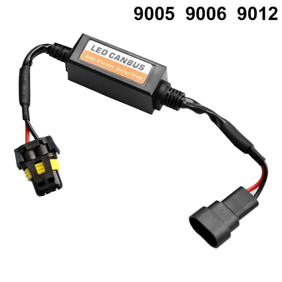 LED Headlight Decoder, Can-Bus Error Canceller Anti-Flicker for 9005 9006 9012