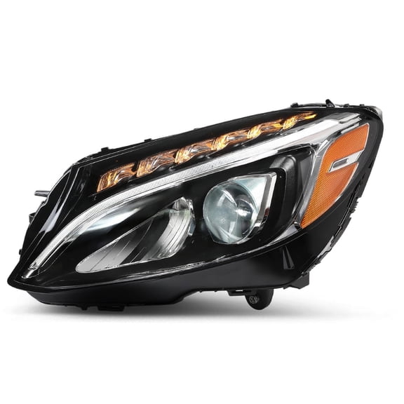 LED Headlight Driver Left Side Fit For 2015-2018 Mercedes Benz C300 W205 C-Class