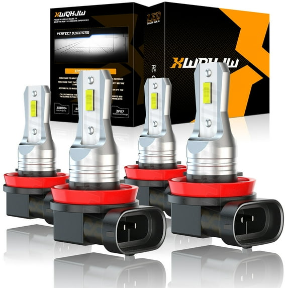 LED Headlight FIT Can-Am Defender HD5 HD8 HD10 Combo Bulbs H9+H11 Light Kit