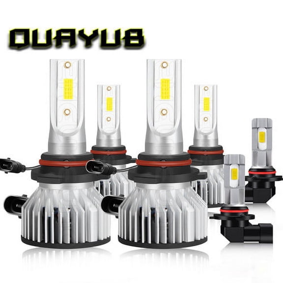 LED Headlight + Fog Light Bulbs Combo For 98-05 LEXUS GS 300 400 430