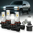 thumbnail image 1 of LED Headlight Fog Light Bulbs Combo For Chevy Suburban 1500 2500 2002-2006 US, 1 of 12