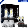 thumbnail image 1 of LED Headlight Fog Light Bulbs Kit White for 2001 2002 2003 Toyota Sienna, 1 of 14