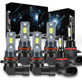 LED Headlight + Fog Light Bulbs White Combo For Corvette C5 1997-2004