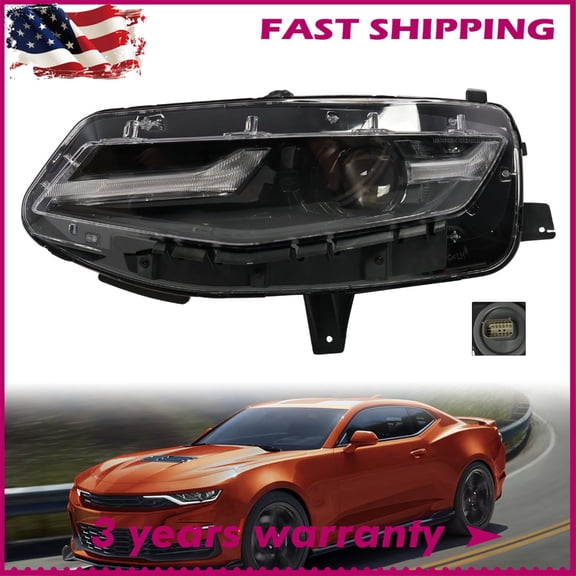 LED Headlight For Chevy Camaro LS/LT 2019-2024 LED Head Lamp Left Driver Side LH