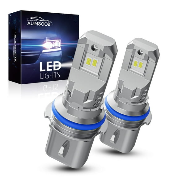LED Headlight High/Low Beam 9007 HB5 For Mitsubishi Lancer 2002-2007 Xenon Halogen Bulbs Relacement, High Power