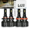 thumbnail image 1 of LED Headlight High Low Beam Bulbs 6000K Cool White for 2016-2020 Ford Transit 150, 1 of 12