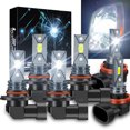 thumbnail image 1 of LED Headlight High-Low + Fog light Bulbs Combo Kit For Toyota RAV4 2006-2012, 1 of 12