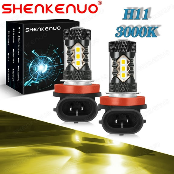 LED Headlight Kit H11 3000K Yellow Fog Lights for TOYOTA Tacoma 2012-2019