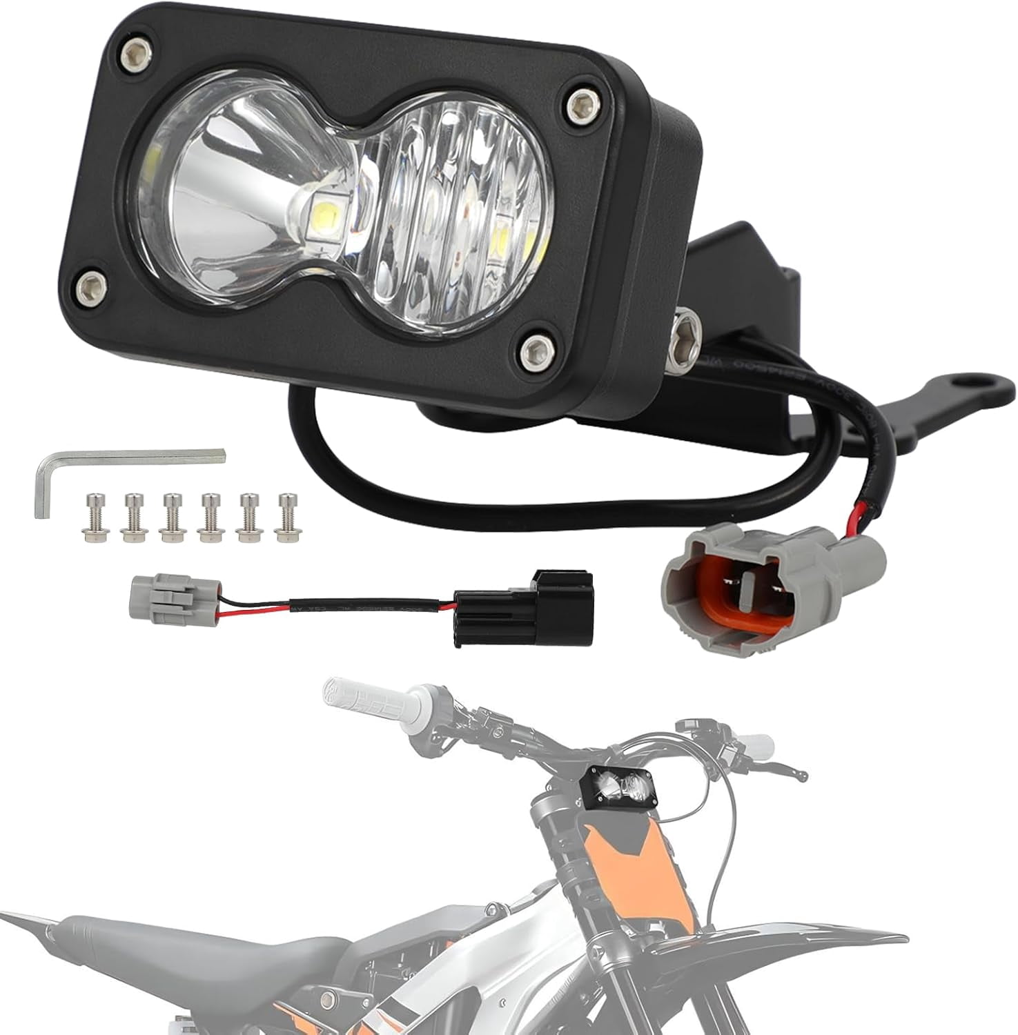 LED Headlight Kit for Sur Ron Talaria Sting MX4 MX5, 6000-6500K