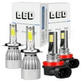 thumbnail image 1 of LED Headlight Kit for 2014-2017 Nissan Note  6000K White High/Low Beam + Fog Light Bulbs 4pcs, 1 of 12