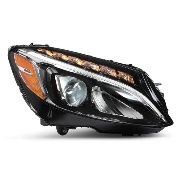 Full LED Headlight Passenger Right Side Fit For Mercedes Benz C-Class W205 C300 2015-2018 205906780364, MB2503227