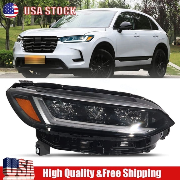 LED Headlight W/ Bulbs Assembly for Honda HR-V 2023-2024-25 Right Passenger Side