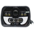 thumbnail image 1 of LED Headlight, for 1986-1995 Jeep Wrangler YJ 1984-2001 Cherokee XJ, 120W 6000K white 5"x7" 7"x6", 1 of 6