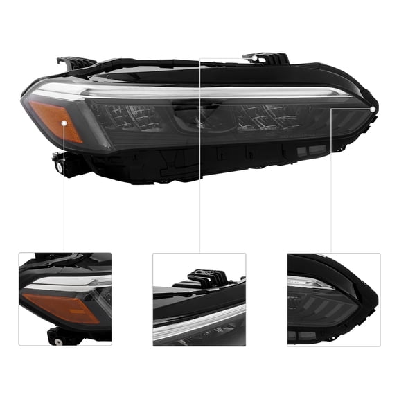 LED Headlight with DRL, LED Headlamp Passenger Side, LED Headlight Passenger Side for 2022-2025 Honda Civic Sport/Touring/Sport Touring