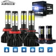 thumbnail image 1 of LED Headlights 6000K 9005 H11 H16 Combo For Jeep Grand Cherokee 2011 2012 2013, 4000LM Super White High Low Bulbs Fog Light Bulbs Kit, Non-polarity 300% Brighter Easy Install, 6x, 1 of 13