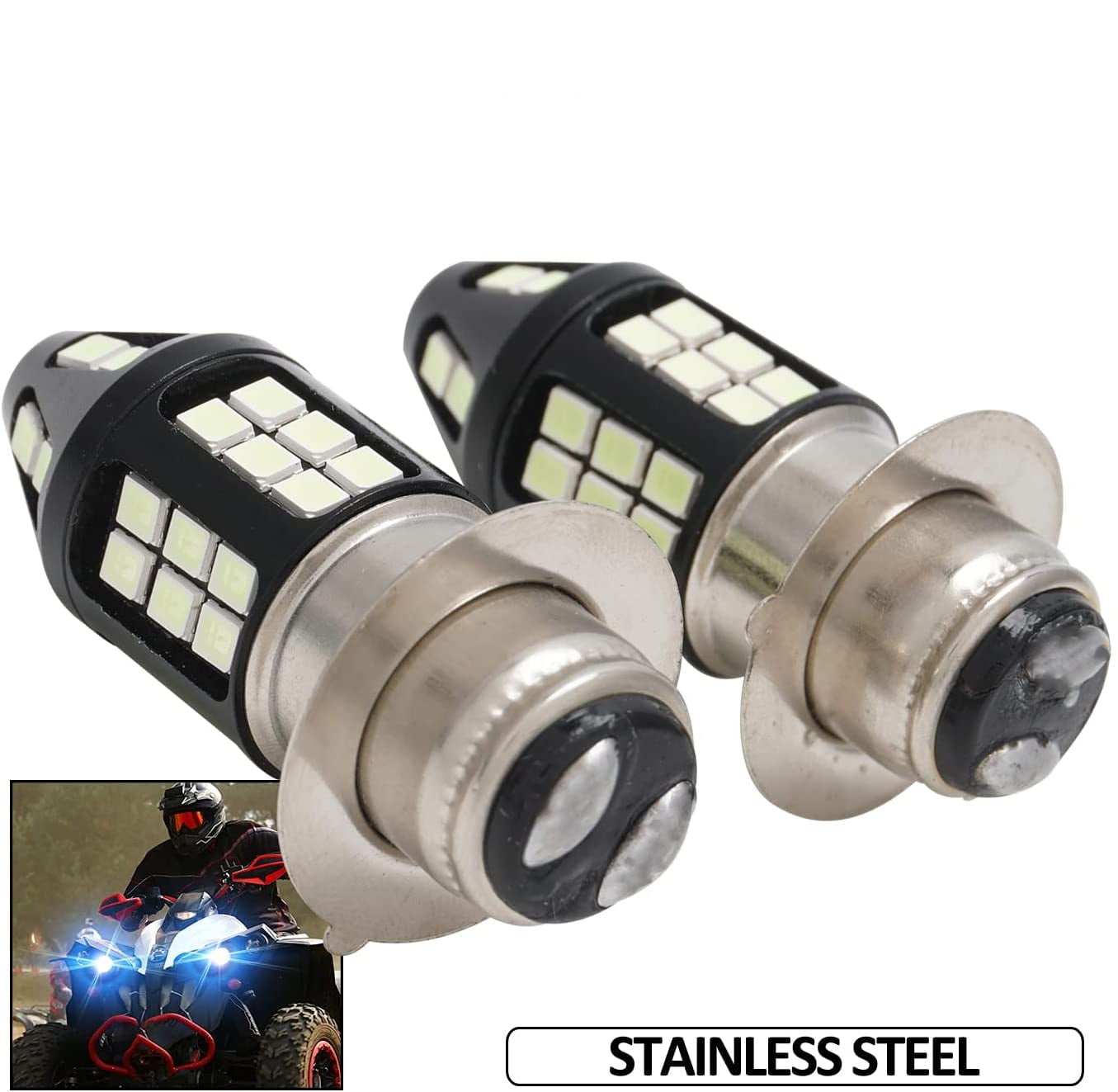Bright LED Headlights Bulb for 20162022 Yamaha KODIAK 700 EPS ATV