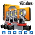 thumbnail image 1 of LED Headlights Combo Bulbs 6000k Super Bright Hi/Lo Bulbs 9005/HB3 H11 8000 Lumens Kit 4Pcs High Power Lamps Plug-N-Play For Ford Edge 2015-2018,2019,2020, 1 of 13