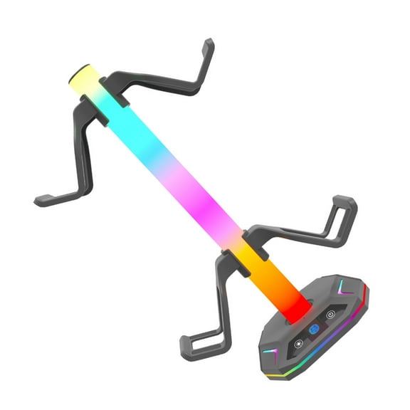LED Headphone Stand Gaming Controller Holder Desk Gaming Headsets Holder for Game