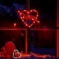 thumbnail image 1 of LED Heart String Lights for Wedding Valentine's Day Party, Battery Operated Curtain Lights with Suction Cups, Red Romantic Bedroom Window Decor Indoor Outdoor, 1 of 6