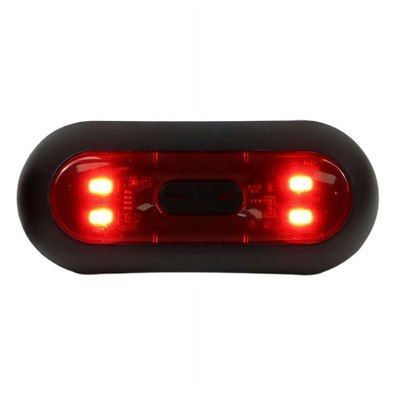 LED Helmet Light for Motorcycle & Bike, USB Rechargeable Waterproof Night Safety Signal Warning Taillight