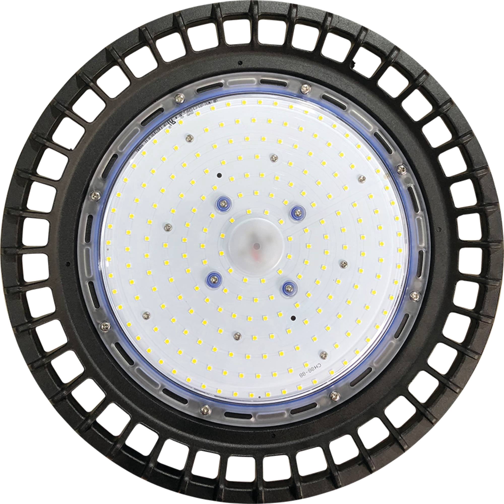 LED High Bay Light 150W 20250 Lumens Compatible with Warehouses Barns Shops Garages Factories Commercial Industrial 5700K Pure White 110-277V Flood 110 Degree Beam UL Approved