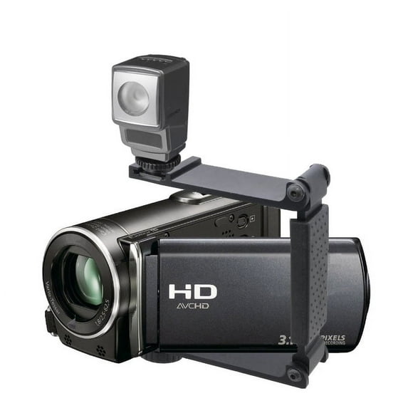 LED High Power Video Light (Super Bright) For Canon VIXIA HF M500 (Includes Mounting Brackets)