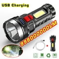 thumbnail image 1 of LED Hiking Camping Flashlight Torch Super Bright USB Rechargeable, 1 of 7