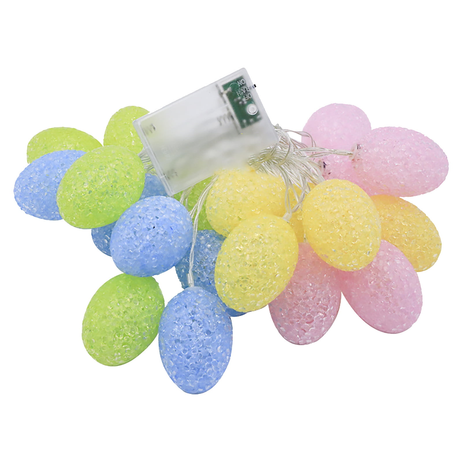 LED Holiday Party Rice Egg Decorative Lights String EVA Easter Egg Egg