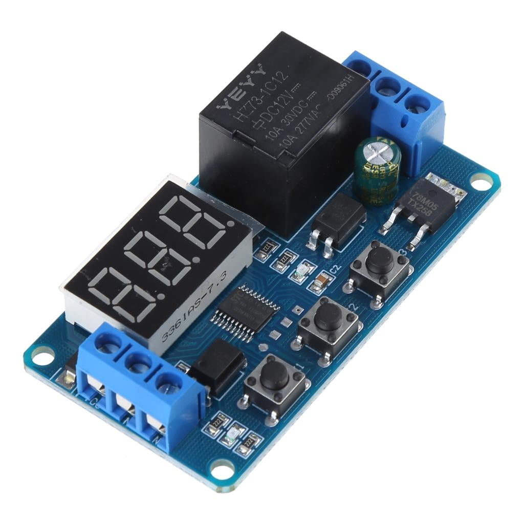 LED Home Automation Delay Timer Control Module Digital display 12V ...