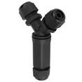 LED IP68 Waterproof Connector 3 Way 3 Core Y Type Wire Plug for
