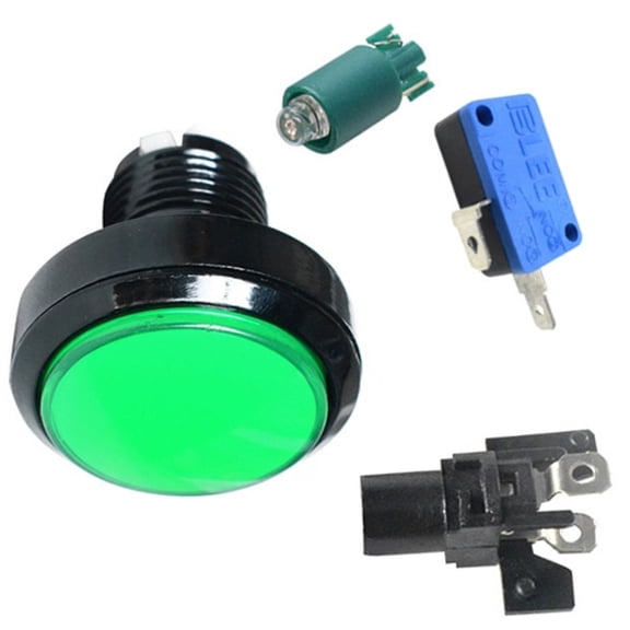 LED Illuminated Arcade Game Button for Arcade Video Games Control Panels