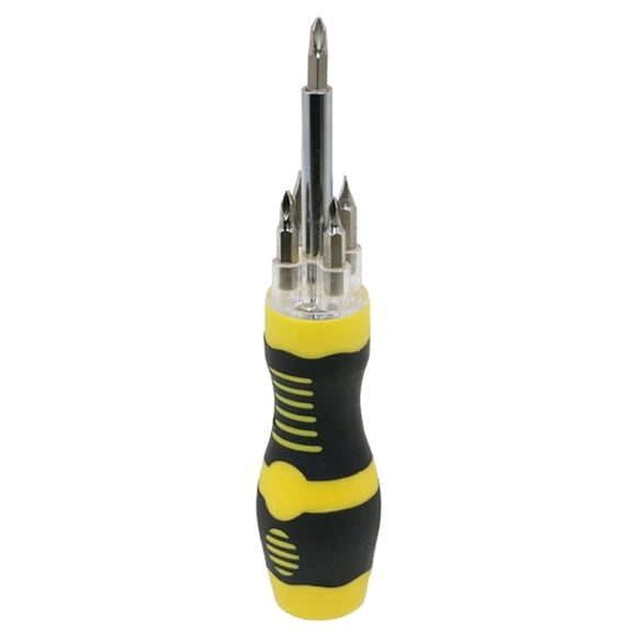 LED Illuminated Screwdriver Tool with Head and Storage Case for Professional Use